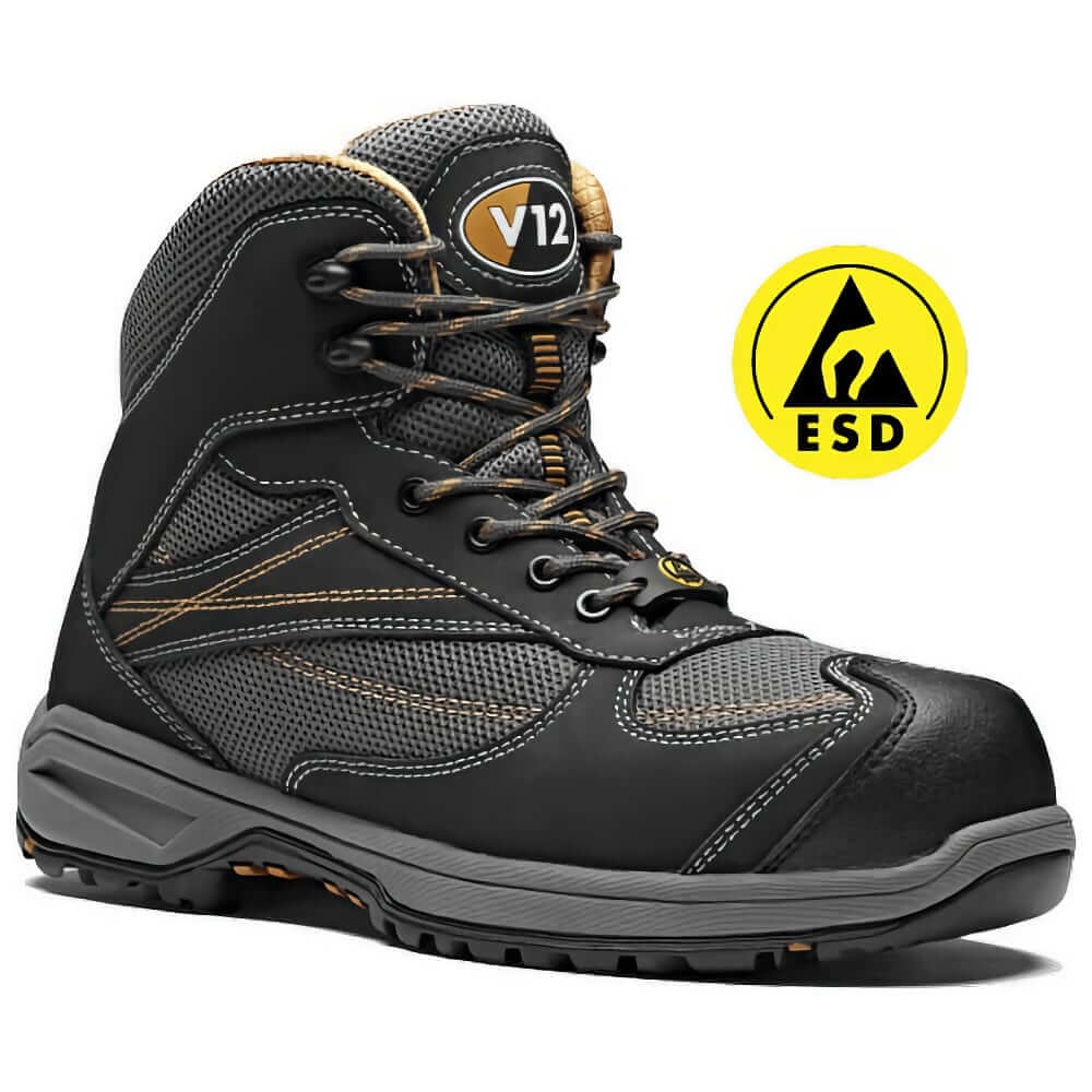 V12 Footwear V1940 Torque IGS Metal Free And Leather Free S1P HI HRO ...